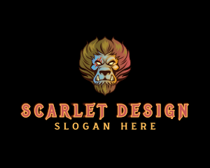 Scar - Wild Lion Fang logo design