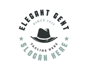 Gentleman Hat Fashion logo design