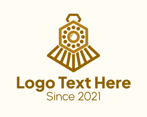 Train - Train Locomotive Railway logo design