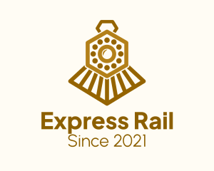 Railway - Train Locomotive Railway logo design