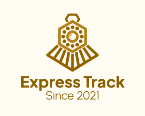 Train - Train Locomotive Railway logo design