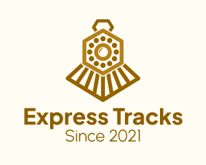 Train - Train Locomotive Railway logo design