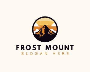 Alpine Mountain Peak logo design