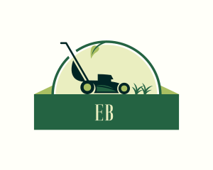 Emblem - Gardening Lawn Mower logo design