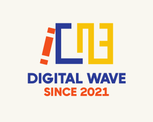 Online - Online Book Library logo design