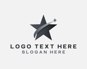 Shooting Star - Star Media Agency logo design