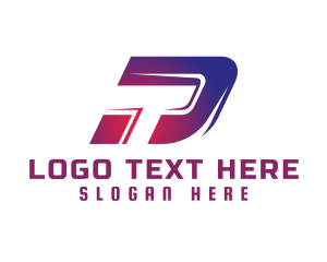 Letter Td - Auto Racing Garage logo design