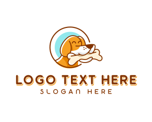 Pet Shop Dog Bone logo design