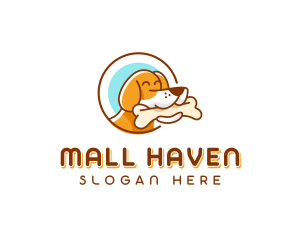 Pet Shop Dog Bone logo design