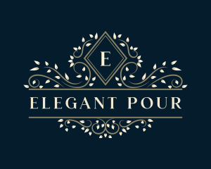 Elegant Vine Ornament  logo design