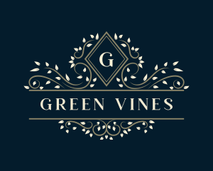 Elegant Vine Ornament  logo design