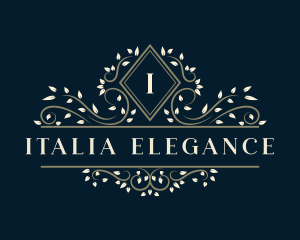 Elegant Vine Ornament  logo design