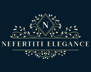 Elegant Vine Ornament  logo design