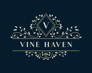 Elegant Vine Ornament  logo design