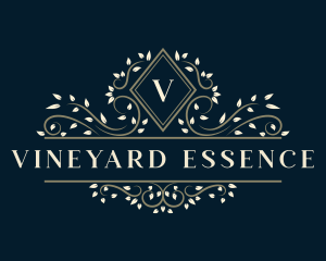 Elegant Vine Ornament  logo design