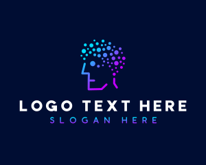Iq - Digital Artificial Intelligence Tech logo design
