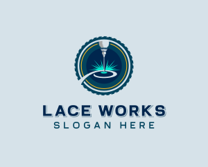 CNC Laser Milling logo design