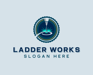 CNC Laser Milling logo design