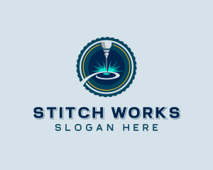 CNC Laser Milling logo design