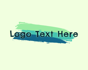 Handpaint - Paint Stroke Business logo design