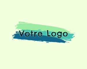 Paint Stroke Business Logo