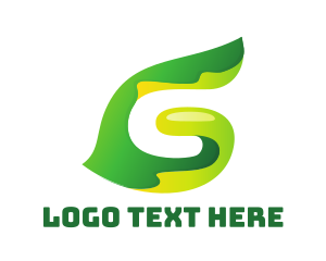 Shape - Vegetable G Shape logo design
