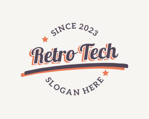 Retro Star Bakery logo design