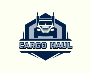 Logistics Truck Courier logo design