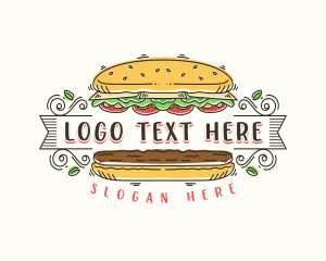Lettuce - Burger Restaurant Diner logo design