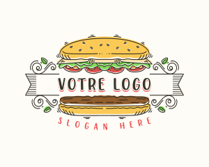 Burger Restaurant Diner Logo