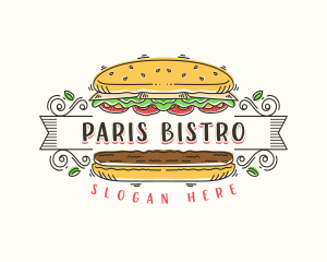 Burger Restaurant Diner logo design