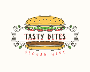 Snacks - Burger Restaurant Diner logo design