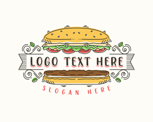 Cook - Burger Restaurant Diner logo design