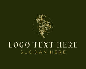 Vintage - Rustic Floral Boutique logo design