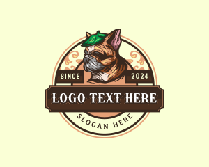 Animal - Bulldog Pet Hat logo design