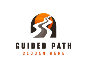 Road Highway Traffic Route logo design