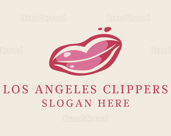 Red Beauty Lipstick Logo