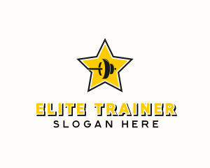 Star Barbell Fitness logo design