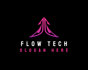 Tech Arrow Logistics logo design