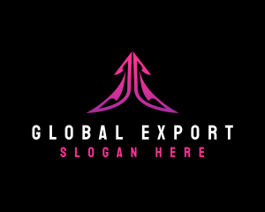 Export - Tech Arrow Logistics logo design