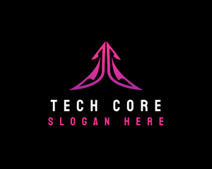 Tech Arrow Logistics logo design