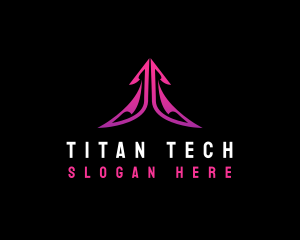 Tech Arrow Logistics logo design