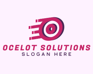 Speedy Motion Letter O logo design