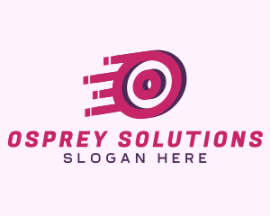 Speedy Motion Letter O logo design