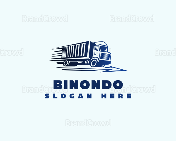 Logistics Truck Transport Logo