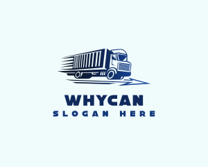 Logistics Truck Transport Logo