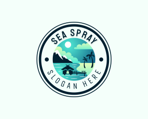 Sea Island Getaway  logo design