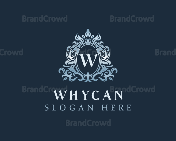 Elegant Ornament Wreath Logo