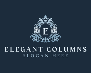 Elegant Ornament Wreath logo design