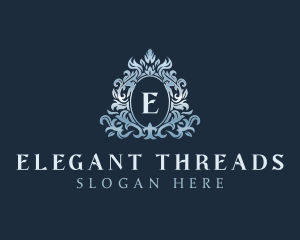 Elegant Ornament Wreath logo design